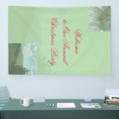 Weihnachtsfeier Willkommensschild Banner (Messe)