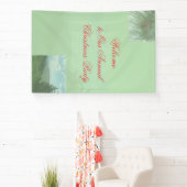 Weihnachtsfeier Willkommensschild Banner (InSitu)