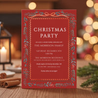 Weihnachtsfeier Winter Botanik Rotes Band Ferien