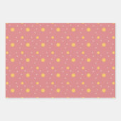 Weihnachtsfeier Wrapping Paper Set von 3 Geschenkpapier Set (Vorderseite 3)