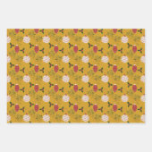 Weihnachtsfeier Wrapping Paper Set von 3 Geschenkpapier Set (Vorderseite 2)