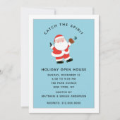 Weihnachtsfeier zum Sport Einladung (Vorderseite)