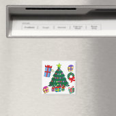 Weihnachtsfeierabend Geschenke Magnet (In Situ (Geschirrspüler))