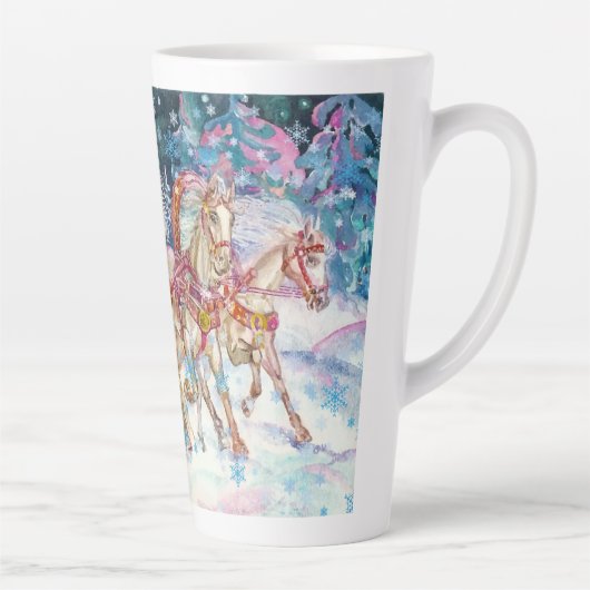 Weihnachtsfeierabend mit dem magischen Pferdeschli Milchtasse (Rechts)