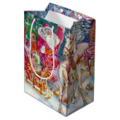 Weihnachtsfeierabend mit dem magischen Pferdeschli Mittlere Geschenktüte (Rückseite Schrägansicht)