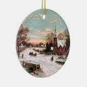 Weihnachtsfeierabend Ornament (Rechts)