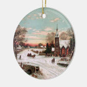 Weihnachtsfeierabend Ornament (Links)
