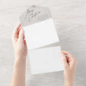 Weihnachtsfeiereinladung All In One Einladung (Abreißen)