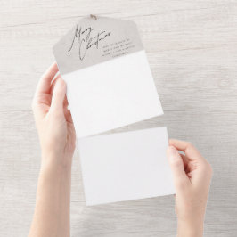 Weihnachtsfeiereinladung All In One Einladung