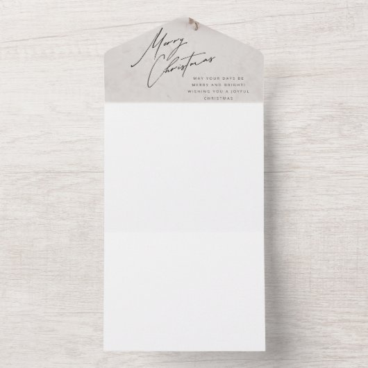 Weihnachtsfeiereinladung All In One Einladung (Innen Boden)