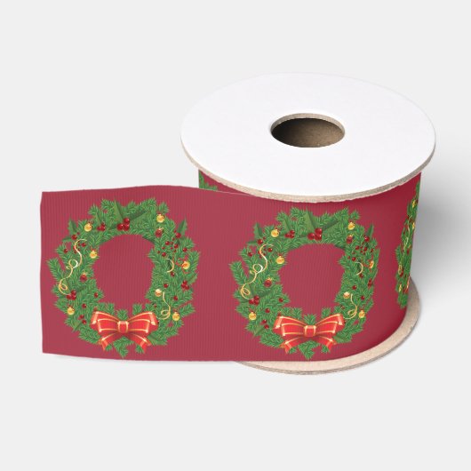 Weihnachtsfeiergeschenk Ribbon Ripsband (Spule)