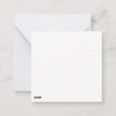 Weihnachtsfeierkarte Mitteilungskarte (Rückseite)