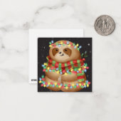 Weihnachtsfeierkarte Mitteilungskarte (Vorderseite/Rückseite Beispiel)