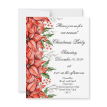 Weihnachtsfeierliche Einladung