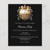 Weihnachtsfeierliche Party Einladung (Vorderseite)