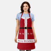 Weihnachtsfeierliche Schürze (Getragen)