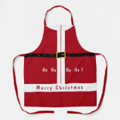 Weihnachtsfeierliche Schürze (Vorderseite)