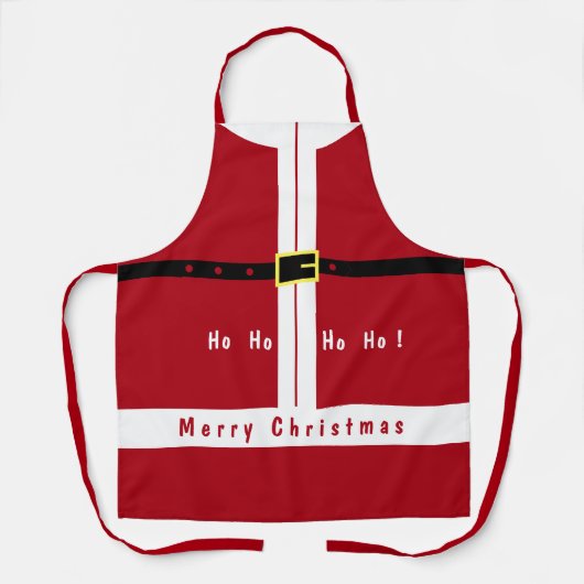 Weihnachtsfeierliche Schürze (Vorderseite)