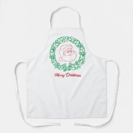 Weihnachtsfeierliche Schürze