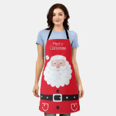 Weihnachtsfeierliche Schürze (Getragen)