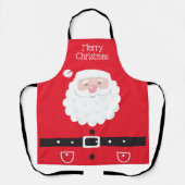 Weihnachtsfeierliche Schürze (Vorderseite)