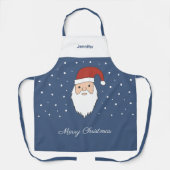 Weihnachtsfeierliche Schürze (Vorderseite)