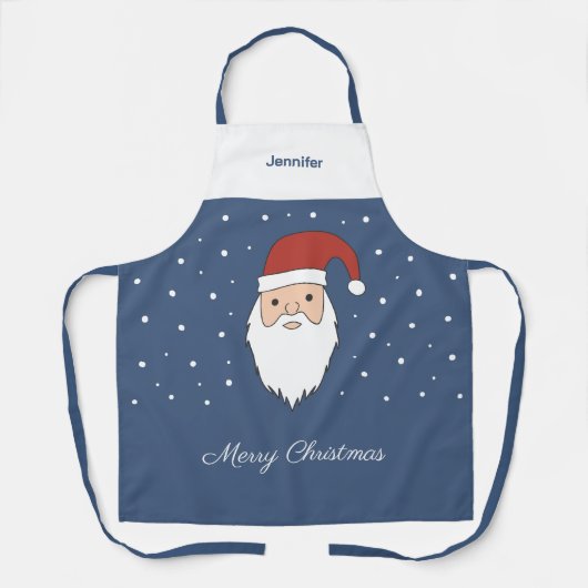 Weihnachtsfeierliche Schürze (Vorderseite)