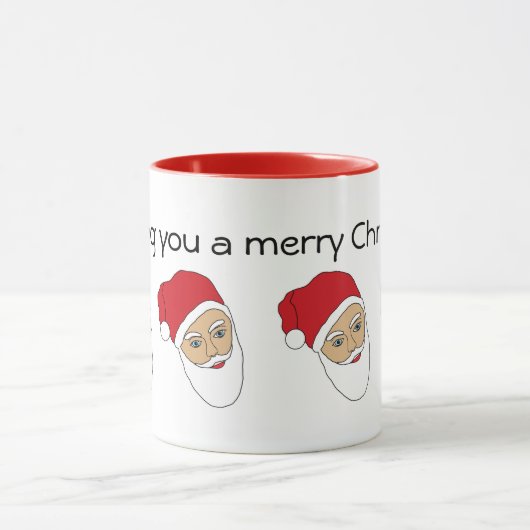 Weihnachtsfeierliche Tasse (Zentrum)