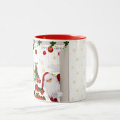 Weihnachtsfeierliche Tasse (VorderseiteRechts)