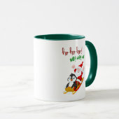 Weihnachtsfeierliche Tasse (VorderseiteRechts)