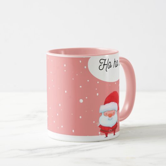 Weihnachtsfeierliche Tasse (VorderseiteRechts)