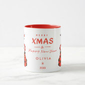 Weihnachtsfeierliche Tasse | Personalisiert (Zentrum)