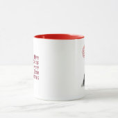 Weihnachtsfeierliche Tasse Santa Keeshond (Zentrum)