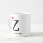Weihnachtsfeierliche Tasse "Z" (Vorderseite Links)