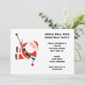 Weihnachtsfeierlichkeiten auf Hip Hop Einladungen (Stehend Vorderseite)