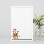 Weihnachtsfeierlichkeiten Briefpapier (Stehend Vorderseite)