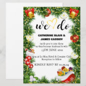 Weihnachtsfeierlichkeiten Einladung (Vorne/Hinten)