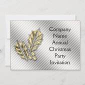 Weihnachtsfeierlichkeiten Einladung (Vorderseite)