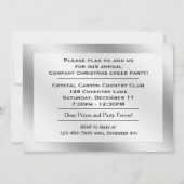 Weihnachtsfeierlichkeiten Einladung (Rückseite)