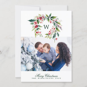 Weihnachtsfeierlichkeiten für ein Foto Feiertagskarte