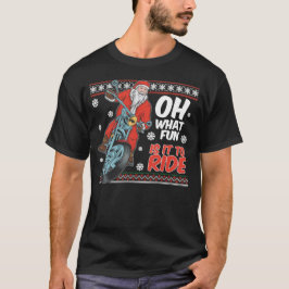 Weihnachtsfeierlichkeiten für Motorradfahrer T-Shirt