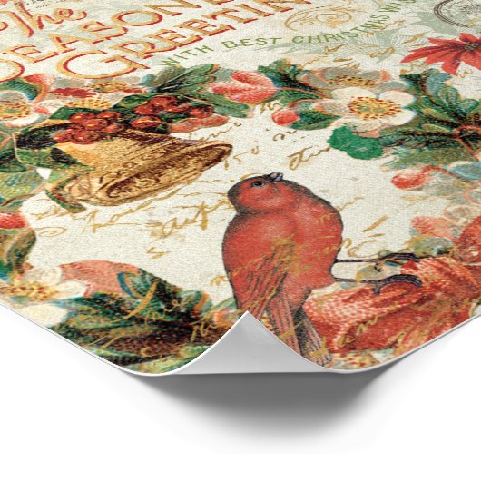 Weihnachtsfeierlichkeiten Poster (Ecke)