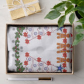 Weihnachtsfeierlichkeiten Seidenpapier (Geschenk)