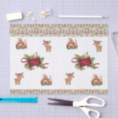 Weihnachtsfeierlichkeiten Seidenpapier (Handwerk)