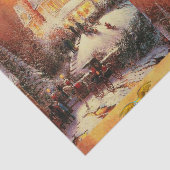 Weihnachtsfeierlichkeiten Seidenpapier (Ausschnitt)