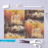 Weihnachtsfeierlichkeiten Seidenpapier (Handwerk)