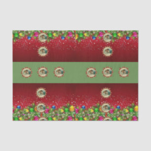 Weihnachtsfeierlichkeiten Seidenpapier