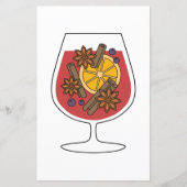 Weihnachtsfeierlichkeiten zeichnend Weihnachtsgesc (Vorderseite)