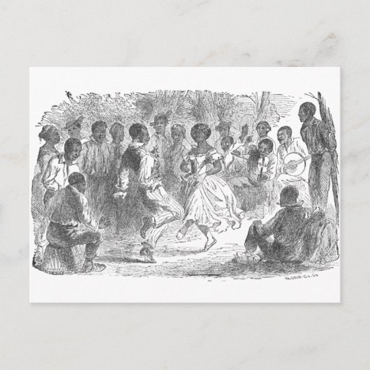 Weihnachtsfeiern auf einem Louisiana-Anwesen Feiertagspostkarte (Vorderseite)