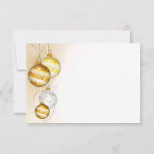 Weihnachtsfeiern Einladung (Rückseite)